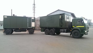 Mobile medical center of the military unit  