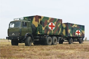 Mobile medical center of the unit  