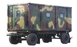 Trailer with a container-type body of constant capacity (kitchen and canteen)  